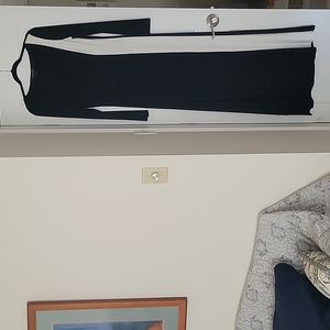 Lauren Ralph Lauren Black and White Evening Maxi Dress